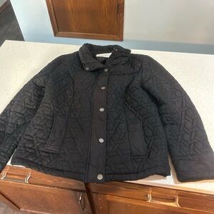 Weathercast Black Quilted Jacket